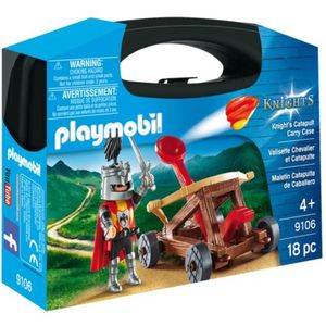 9106 Playmobil Knights Knight's Catapult Carry Case Actie/avontuur