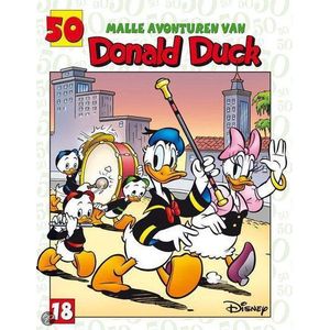 18 Stripboek Malle avonturen van Donald Duck