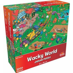 919243 Goliath Wacky World PUZZEL Golf course 1000 stukjes