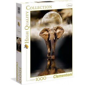 Olifant Puzzel (1000 Stukjes) - Clementoni High Quality Collection