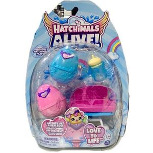 90440 Hatchimals Alive - Hungry Hatchimals-speelset met kinderstoel