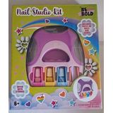 11571 Nagelstudio Kit met Droger, Opdrukbare Nagels en Nagellak