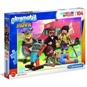 27211 Clementoni Puzzel Playmobil: The Movie  104 Stukjes