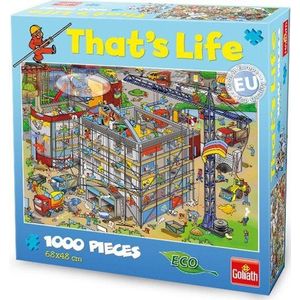 That's Life Contruction Site Leuke puzzel met een bekende dagelijkse situatie, 1000 stukjes