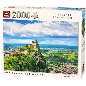 56022 King Puzzel Fort Guaita, San Marino 2000 Stukjes