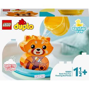 LEGO DUPLO Mijn eerste pret in bad: Drijvende Rode Panda - 10964
