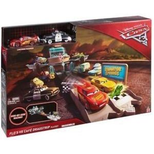 Mattel Disney Cars 3 Flo's V8 Café Dragstrip speelset