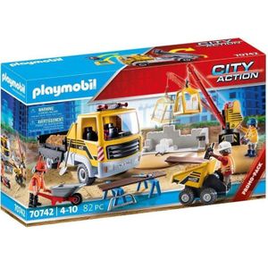 PLAYMOBIL City Action Bouwplaats met Kiepwagen - 70742
