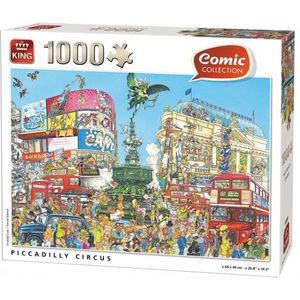 King Legpuzzel Piccadilly Circus (1000 Stukjes, Comic Collection)