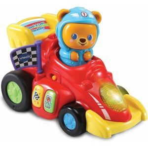 VTech Baby Speel & Leer Racebeer - Educatief Baby Speelgoed - Speelgoed Auto - Kleuren en Liedjes
