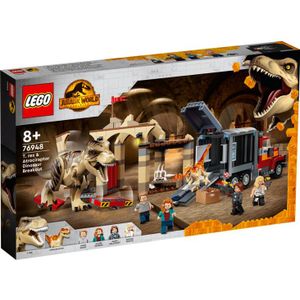 LEGO Jurassic World T. Rex & Atrociraptor Dinosaurus Ontsnapping - 76948