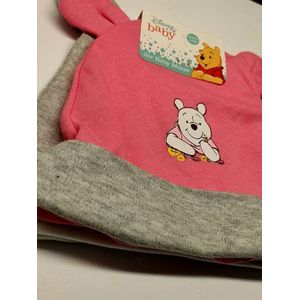 96361 Disney Winnie the Pooh Baby Mutsjes set van 2 Maat 86/92