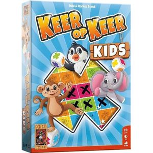 999 Games Keer Op Keer Kids - Kleurrijk en Vrolijk Dobbelspel voor Kinderen vanaf 5 jaar | 2-4 Spelers | 10 Minuten Speeltijd