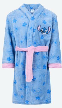21322 Disney Stitch Badjas Blauw Maat 110-116