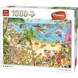 56017 King Puzzel Comic Cartoon Hawaii 1000 stukjes