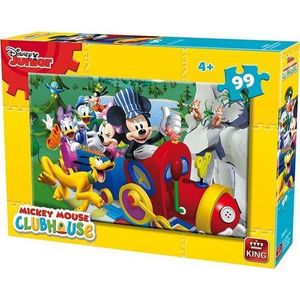 4010B King Disney Junior Puzzel Mickey Mouse Clubhouse 24 Stukjes