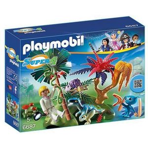 Playmobil Verlaten wereld met Alien en Raptor - 6687