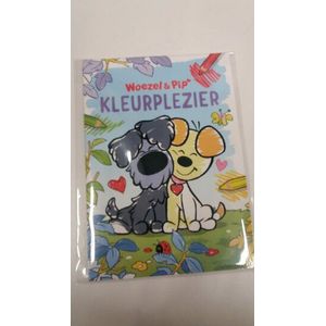 32859 Woezel en Pip Kleurboek Kleurplezier