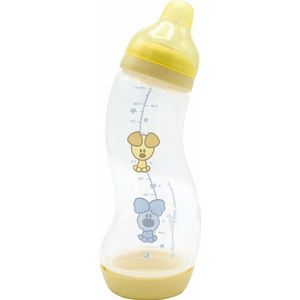 53438 Woezel en Pip Difrax Babyfles 250 ml Natural  S-Fles  Anti-Colic