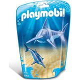 9068 Playmobil Zwaardvis met jong