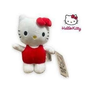 85531 Hello Kitty Plush Knuffel 20 cm Rood