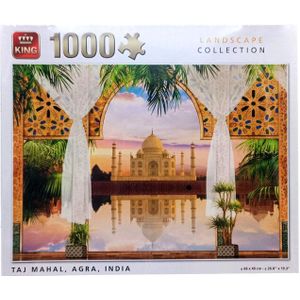 56087 King Puzzel Taj Mahal Agra India 1000 stukjes