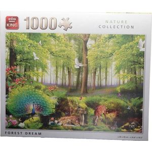 55980 KING Puzzel Forest Dream 1000 Stukjes