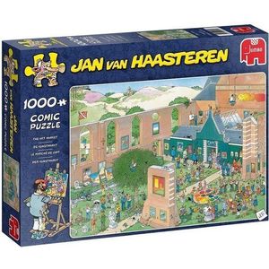 Jan Van Haasteren Puzzel Muziekwinkel & Vakantiekriebels (2x1000)