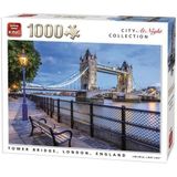 King Legpuzzel Tower Bridge Londen 68 X 49 Cm 1000 Stukjes