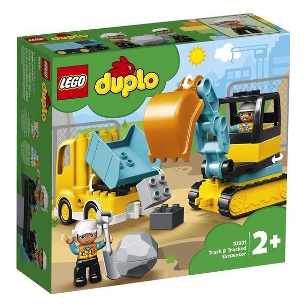 Truck - graafmachine met rupsbanden lego duplo - 10931 - bouwstenen lego  duplo - speelgoed online kopen | De laagste prijs! | beslist.nl