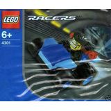 4301 LEGO Racers Blue Bullet Polybag