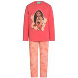 35892 Vaiana 2 pyjama Moana Kind Maat 116-122 Roze/zalm Lange Mouw 100% katoen