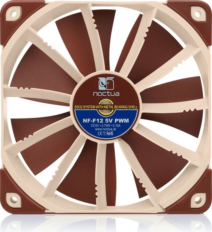 Noctua - NF-F12 5V PWM - Case Fan - Beige - 120 mm
