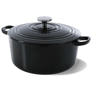 BK Bourgogne Braadpan - Ø28 cm - zwart - gietijzer - inductie