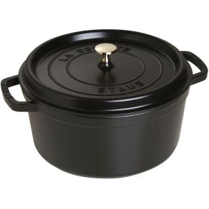 Staub Ronde Braadpan - Ø28 cm - Zwart