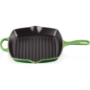 Le Creuset Grillpan Vierkant 26x26cm Grillit® 'Bamboo Green'