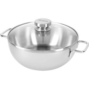 Demeyere Apollo 7 braadpan met glasdeksel 24cm - Glasdeksel