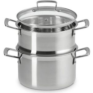 Le Creuset Kookpan & Stoommand Ø20cm / 4L