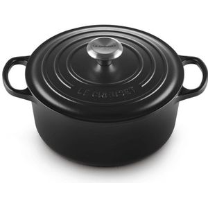 Le Creuset Braadpan Signature 'Mat Zwart' ø24cm / 4.2L