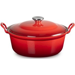 Le Creuset Braadpan Faitout 'Kersenrood' Ø28cm / 4.9L