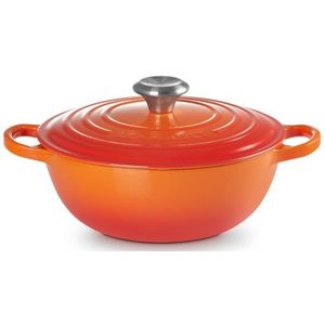 Le Creuset Marmite Braadpan Signature 'Oranjerood' Ø24cm / 3.1L