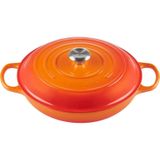 Le Creuset Campagnard Signature 'Oranjerood' ø30cm / 3.5L