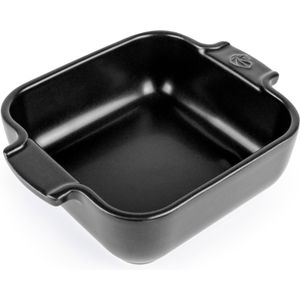 Peugeot Appolia vierkante ovenschaal 18cm satijnzwart