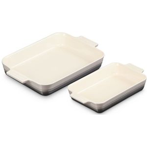 Le Creuset Ovenschalen Set van 2 'Flint' 25 & 32cm