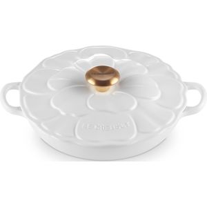 Le Creuset Campagnard Signature 'Bloesem Wit' ø26cm / 2.2L