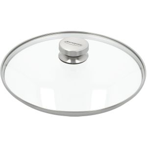 Demeyere Glazen Deksel met RVS Cirkel - 28 cm: Duurzaam en Stijlvol!