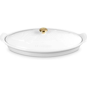 Le Creuset Le Creuset Ovenschaal Vis 'Wit'