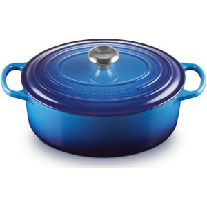 Le Creuset Braadpan Ovaal Signature 'Azure' Ø29cm