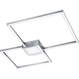 LED Deckenleuchte, Switch Dimmer, Nickel matt, L 65 cm
