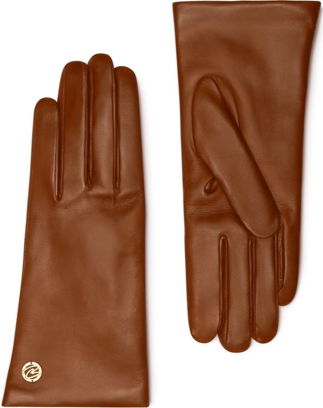 Isabel Bernard Honoré Eleanor cognac leren handschoenen van geitenleer voor dames